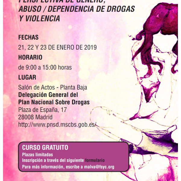 drogas género violencia drogodependencias